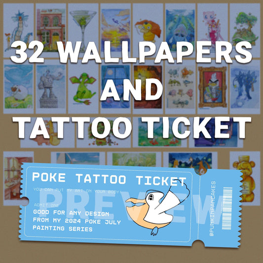 Pokemon Wallpapers & Tattoo Ticket