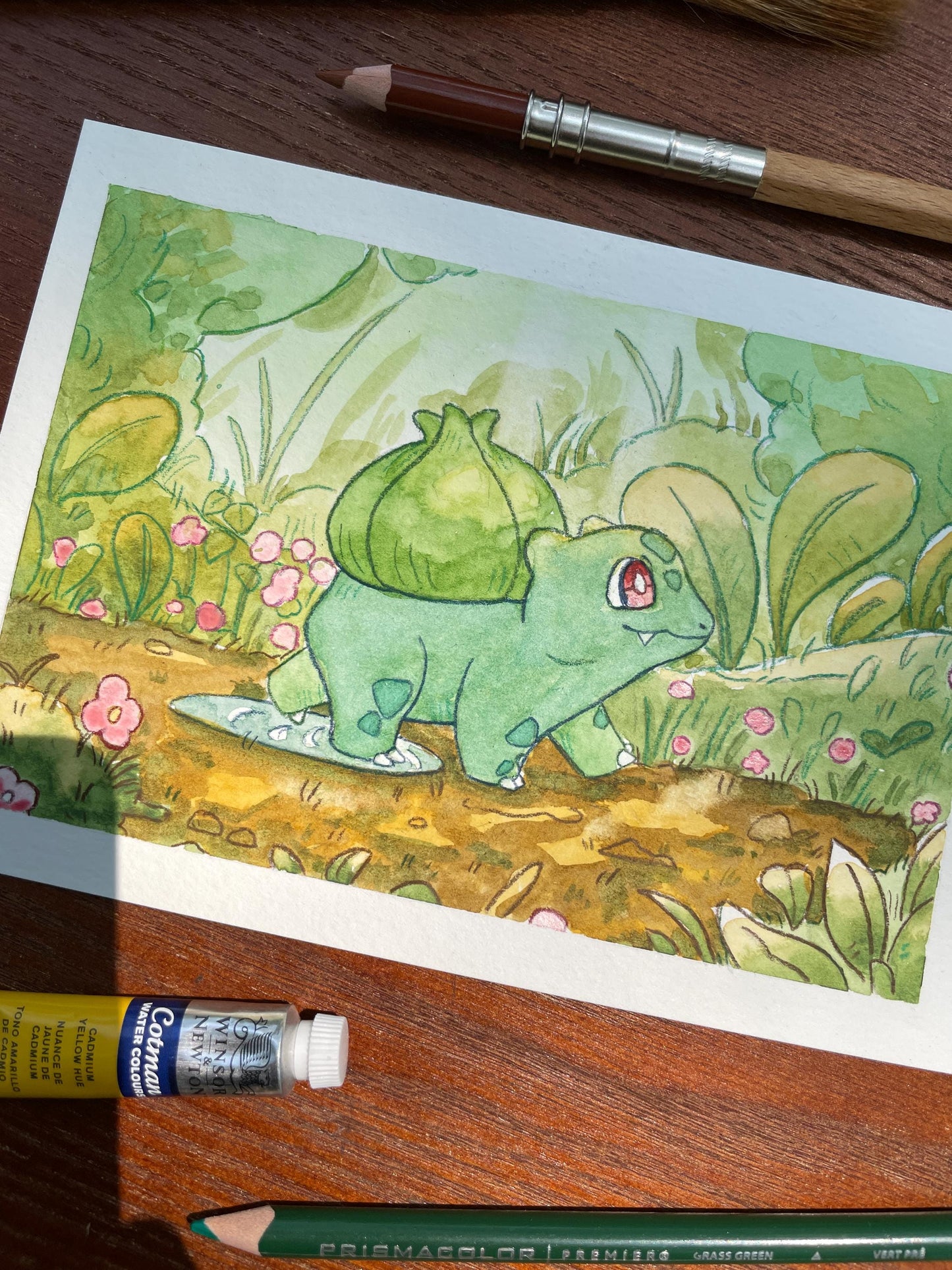 Bulbasaur - Original Watercolor