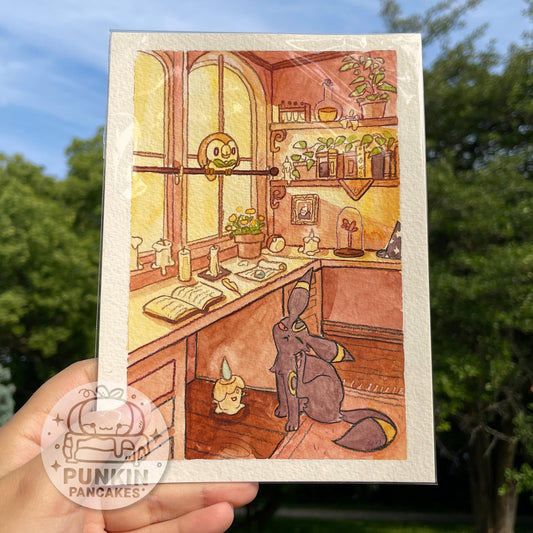 Pokewitch Study - Original Watercolor