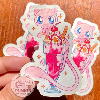 Mew Milkshake Sticker