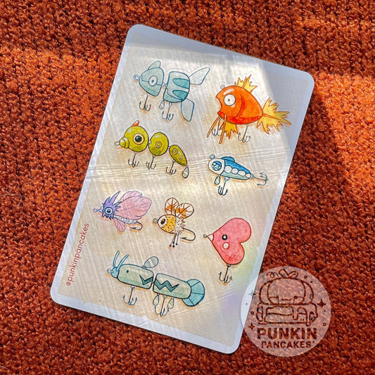 Poké Fishing Lure Sticker Sheet