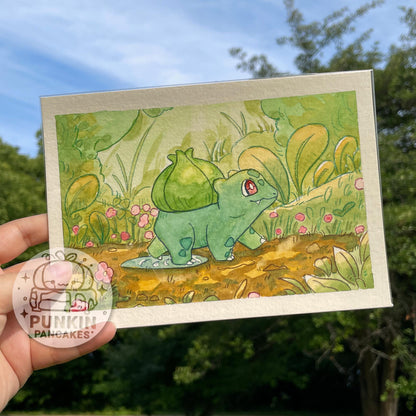 Bulbasaur - Original Watercolor