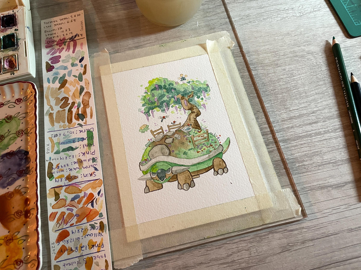 Torterra - Original Watercolor