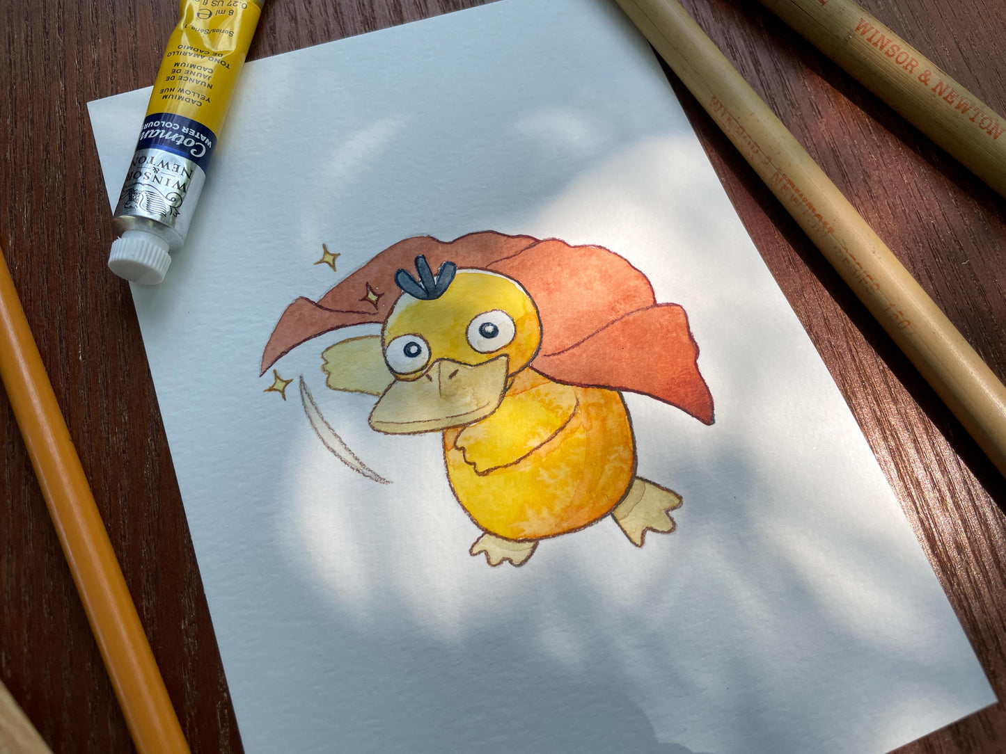 Psyduck - Original Watercolor