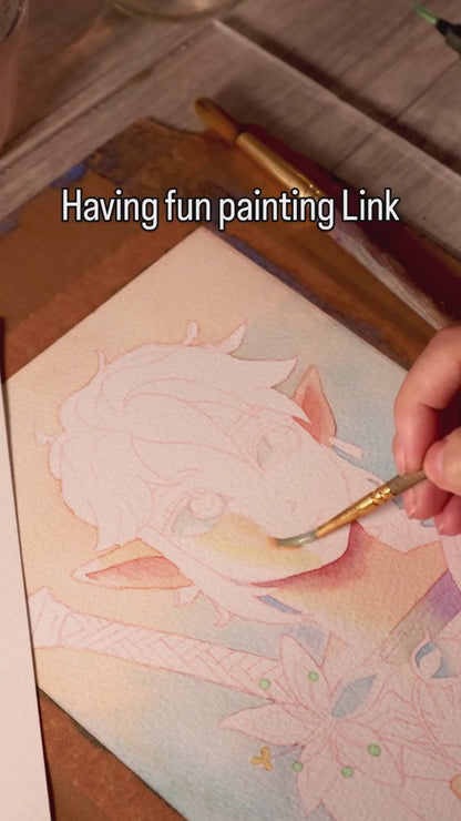 Link - Original Watercolor
